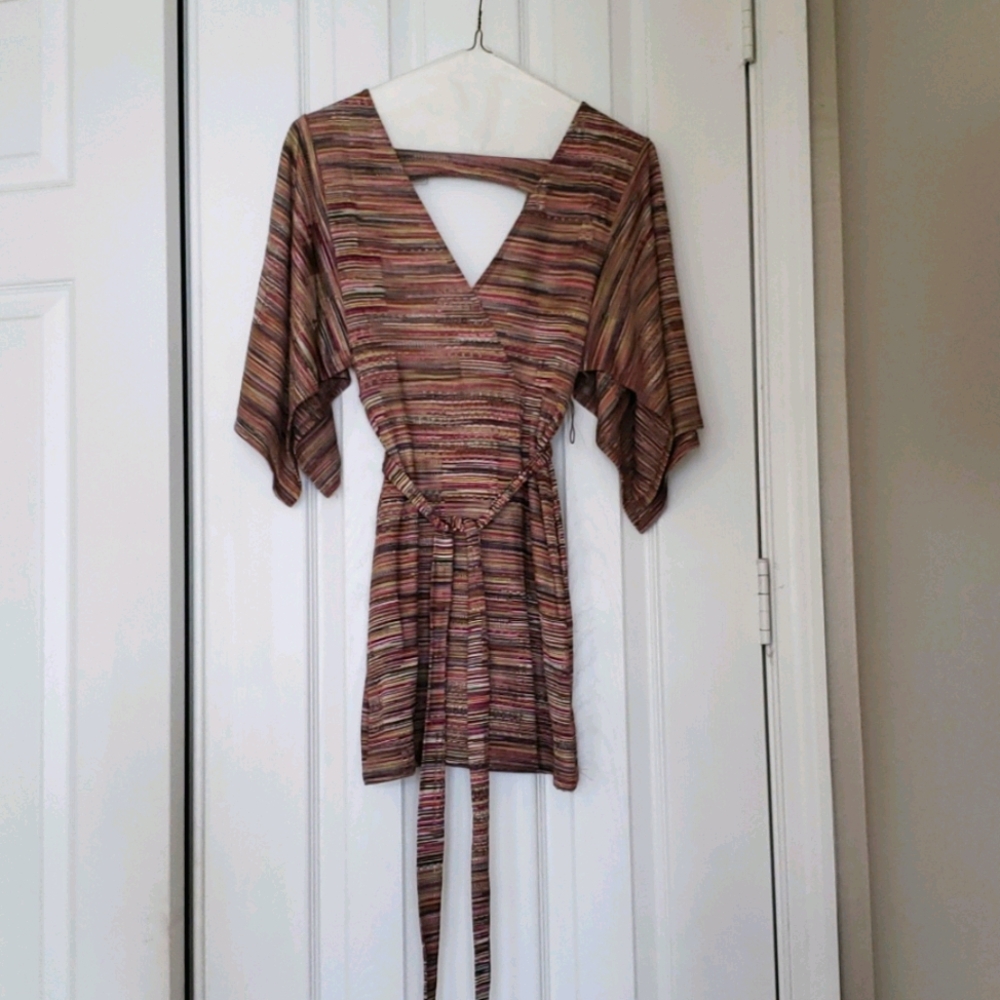 Sexy multicolored mini dress